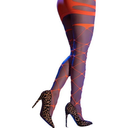 CHILIROSE - CR 4264 CABARET TIGHTS BLACK S/M - Kink&Play