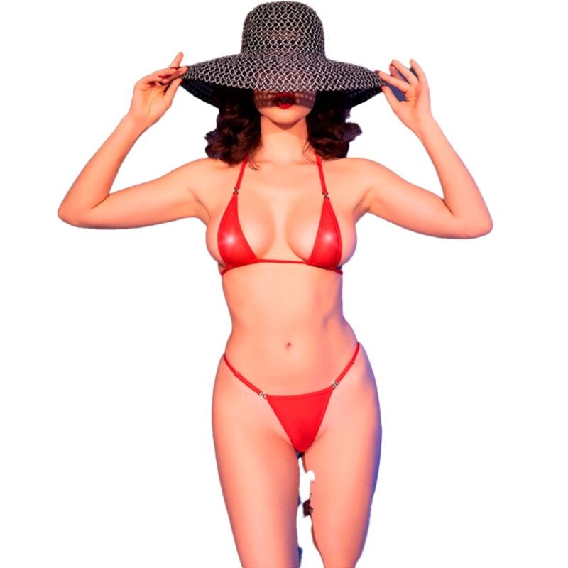 CHILIROSE - CR 4840 MICRO BIKINI RED S/M - Kink&Play
