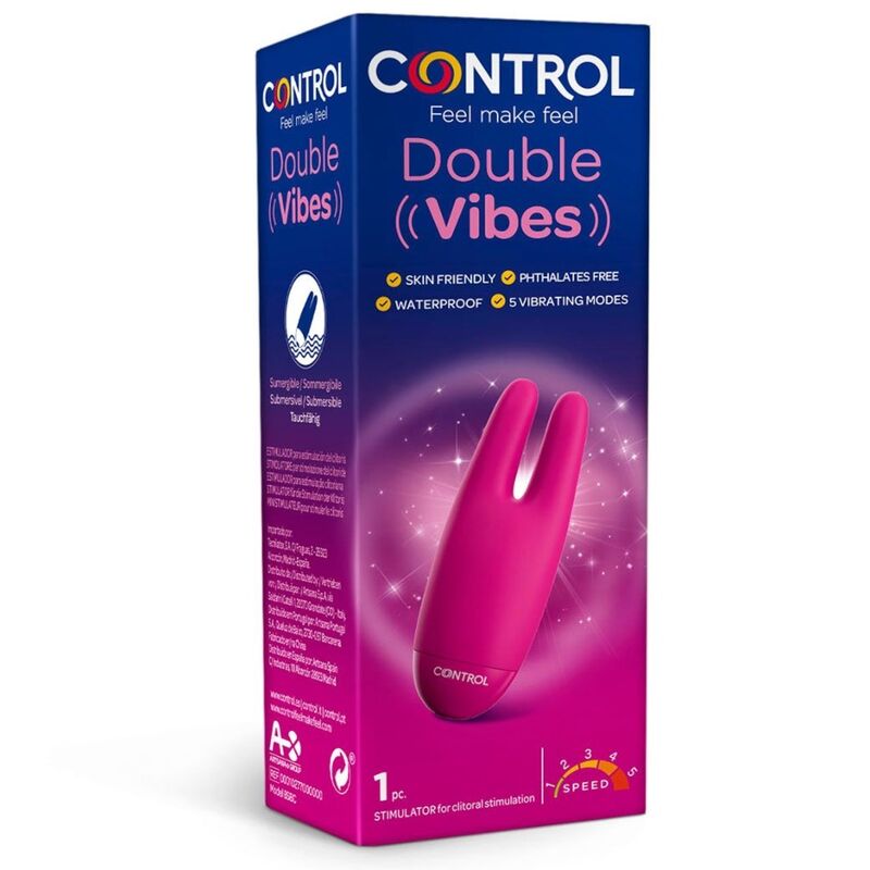 CONTROL - DOUBLE VIBES STIMULATOR - Kink&Play