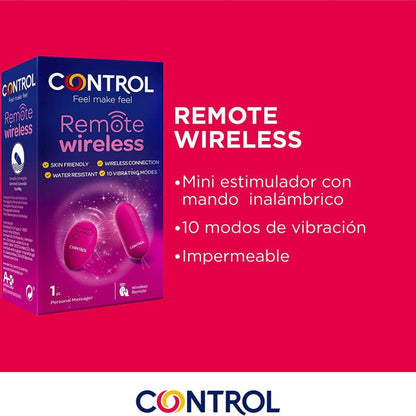 CONTROL - PERSONAL MASSAGER WIRELESS REMOTE CONTROL - Kink&Play