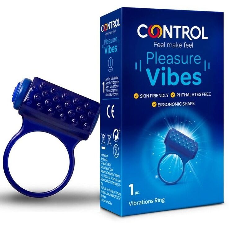 CONTROL - PLEASURE VIBES VIBRATING RING - Kink&Play