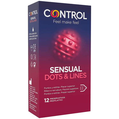 CONTROL - SENSUAL DOTS & LINES POINTS AND STRETCH MARKS 12 UNITS - Kink&Play