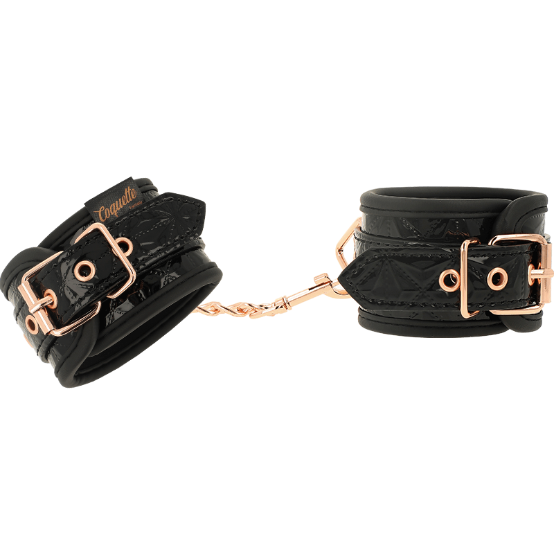 COQUETTE CHIC DESIRE - BLACK EDITION PREMIUM HANDCUFFS WITH NEOPRENE LINING - Kink&Play