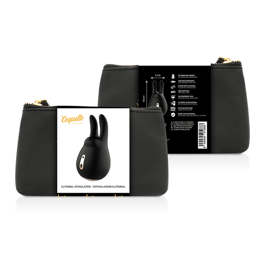 COQUETTE CHIC DESIRE - CLITORIAL STIMULATOR BLACK / GOLD - Kink&Play
