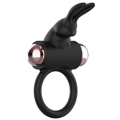 COQUETTE CHIC DESIRE - COCK RING WITH VIBRATOR BLACK/ GOLD - Kink&Play