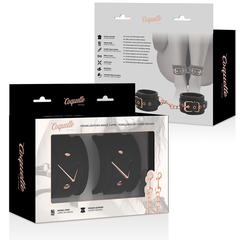 COQUETTE CHIC DESIRE - FANTASY ANKLE CUFFS WITH NEOPRENE LINING - Kink&Play