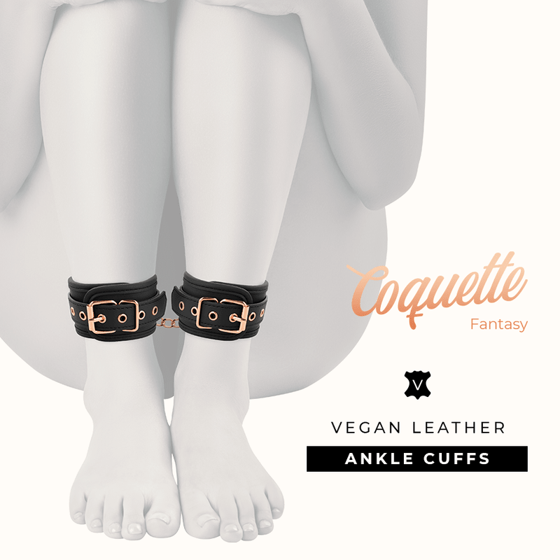 COQUETTE CHIC DESIRE - FANTASY ANKLE CUFFS WITH NEOPRENE LINING - Kink&Play