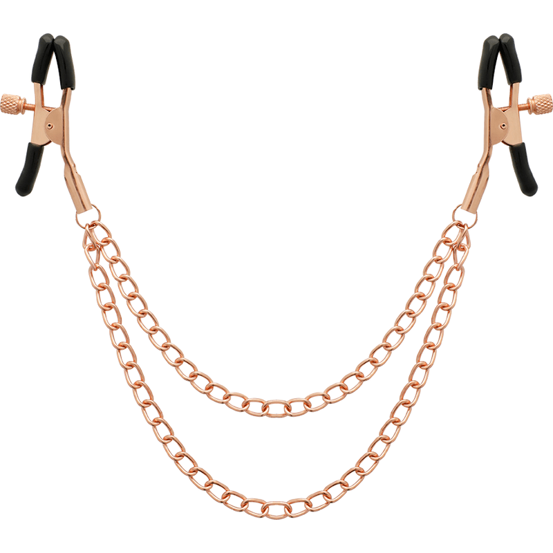 COQUETTE CHIC DESIRE - FANTASY METAL NIPPLE CLIPS WITH CHAIN - Kink&Play