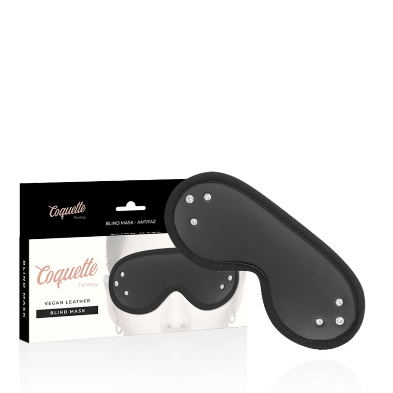 COQUETTE CHIC DESIRE - FANTASY VEGAN LEATHER BLIND MASK WITH NEOPRENE LINING - Kink&Play