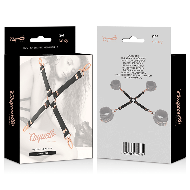 COQUETTE CHIC DESIRE - FANTASY VEGAN LEATHER HOG TIE - Kink&Play