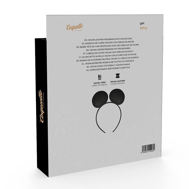 COQUETTE CHIC DESIRE - HEADBAND WITH MOUSE EARS - Kink&Play