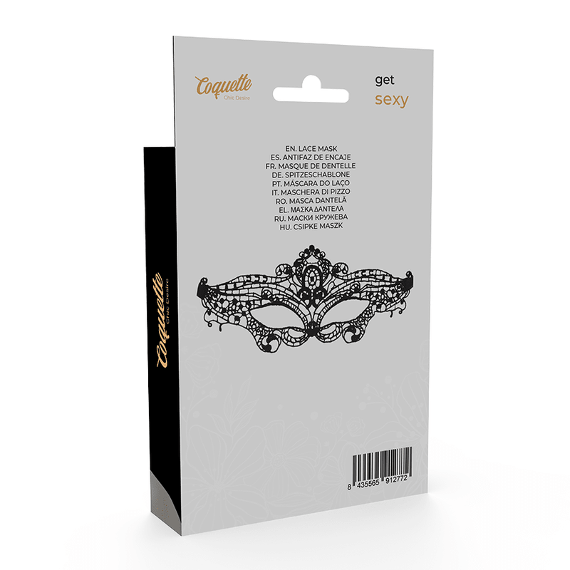COQUETTE CHIC DESIRE - LACE MASK BLACK - Kink&Play