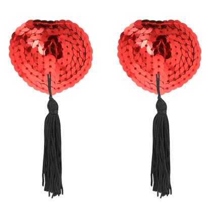 COQUETTE CHIC DESIRE - NIPPLE COVERS RED - Kink&Play