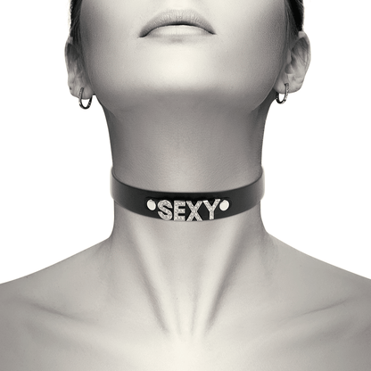COQUETTE CHIC DESIRE - SEXY VEGAN LEATHER CHOKER - Kink&Play