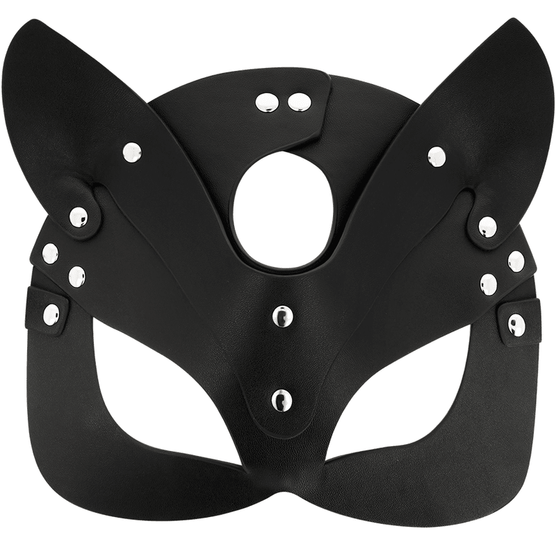 COQUETTE CHIC DESIRE - VEGAN LEATHER MASK WITH BUNNY EARS - Kink&Play