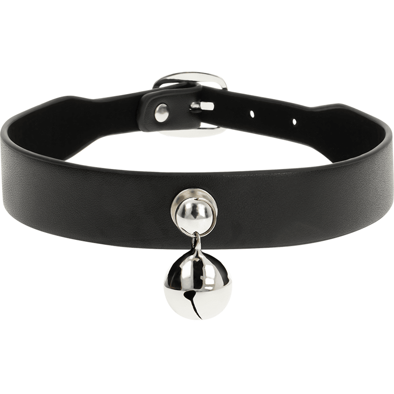 COQUETTE CHIC DESIRE - VEGAN LEATHER NECKLACE WOMAN RATTLE ACCESSORY - Kink&Play