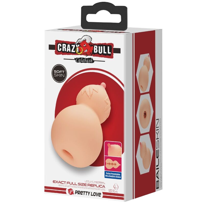 CRAZY BULL - CALABASH BREAST - SHAPED MASTUBADOR - Kink&Play