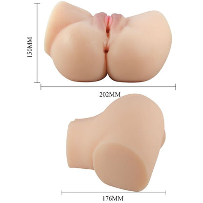CRAZY BULL - REALISTIC VAGINA AND ANUS EMILIA VIBRATOR - Kink&Play