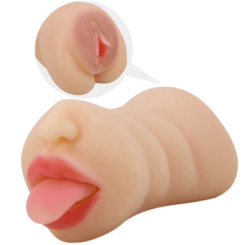 CRAZY BULL - SARAH VAGINA - SHAPED MASTUBADOR DUAL ENTRY - Kink&Play