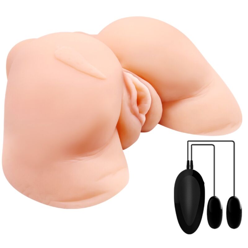 CRAZY BULL - VAGINA AND ANUS WITH REALISTIC MESH WITH VIBRATION - Kink&Play