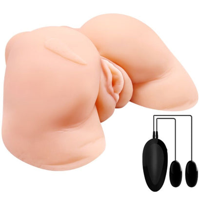 CRAZY BULL - VAGINA AND ANUS WITH REALISTIC MESH WITH VIBRATION - Kink&Play