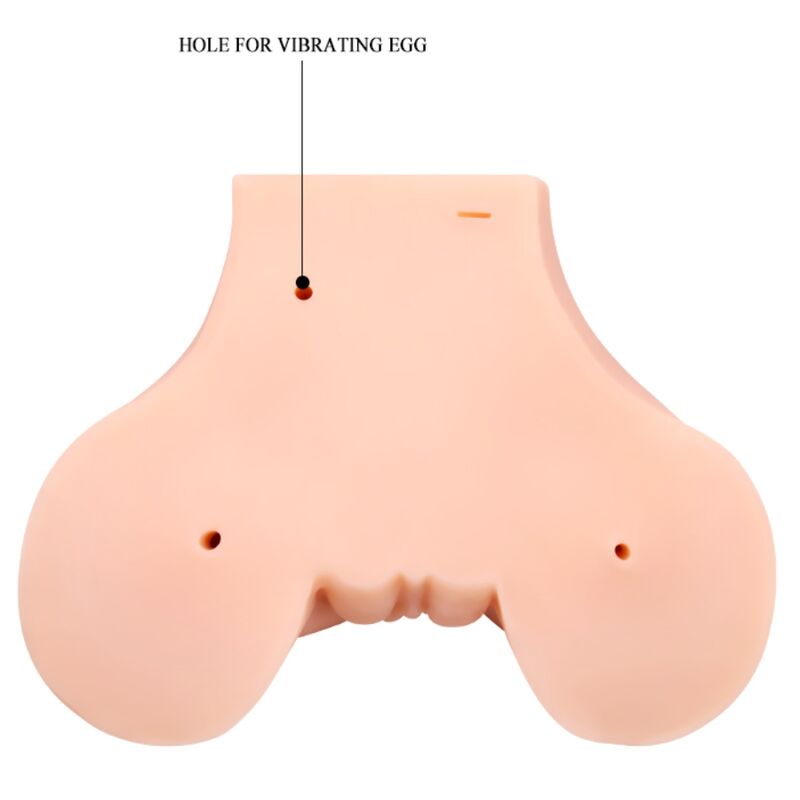 CRAZY BULL - VAGINA AND ANUS WITH REALISTIC MESH WITH VIBRATION - Kink&Play