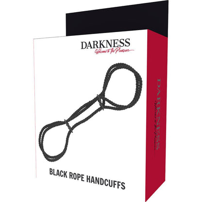 DARKNESS - 100% COTTON ROPE HANDCUFFS OR ANKLE HANDCUFFS - Kink&Play