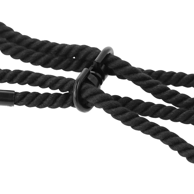 DARKNESS - 100% COTTON ROPE HANDCUFFS OR ANKLE HANDCUFFS - Kink&Play