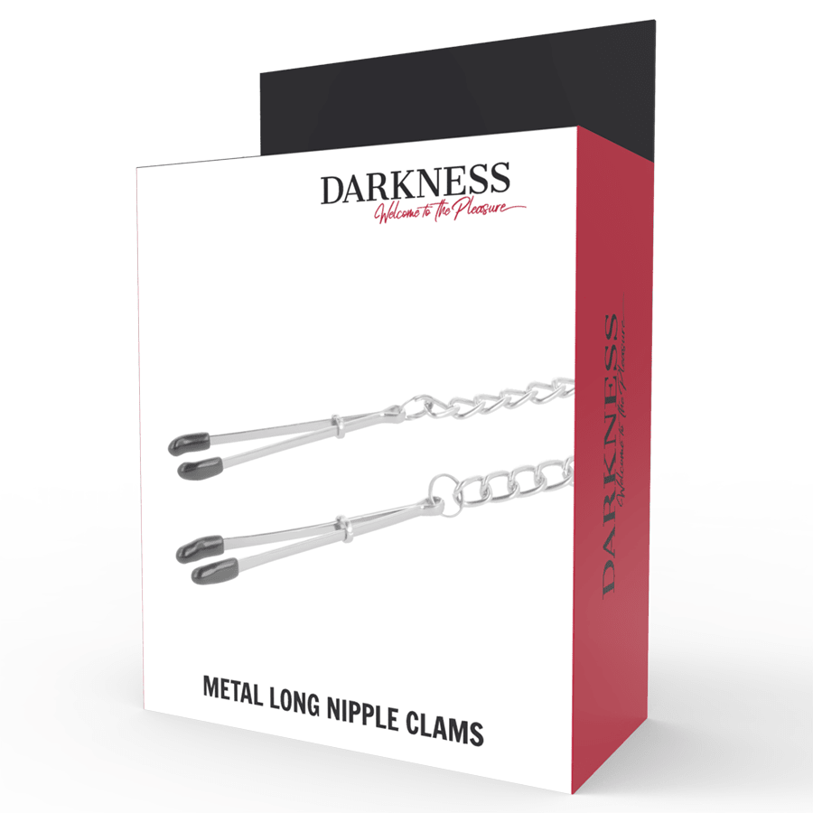 DARKNESS - ADJUSTABLE METAL NIPPLE Clamps - Kink&Play