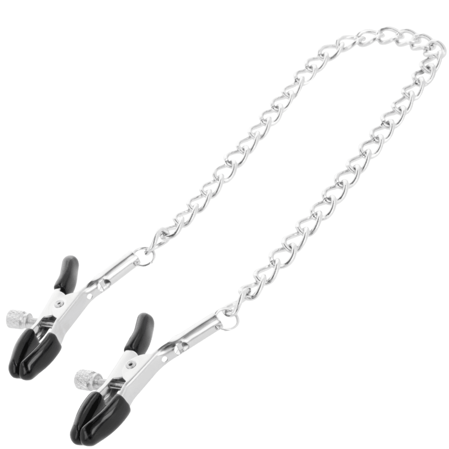 DARKNESS - ADJUSTABLE NIPPLE CLAMPS METAL - Kink&Play