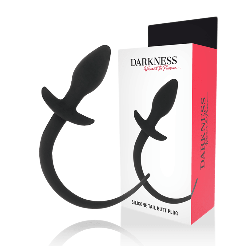 DARKNESS - ANAL PLUG 28 CM BLACK SILICONE - Kink&Play