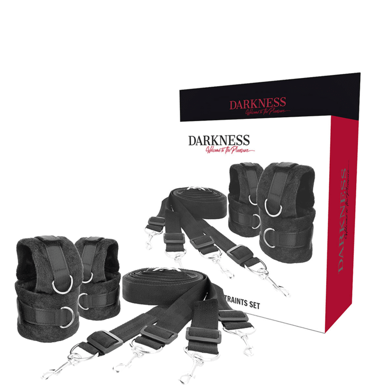 DARKNESS - BED TIES SET - Kink&Play