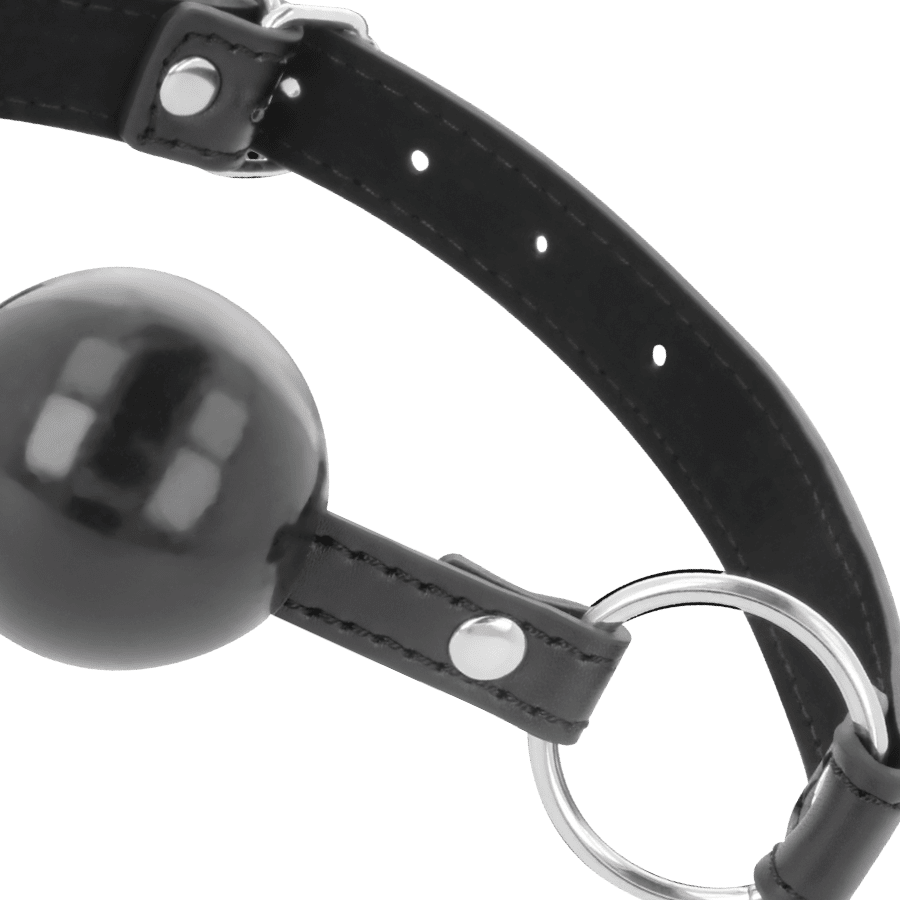 DARKNESS - BLACK BALL GAG - Kink&Play