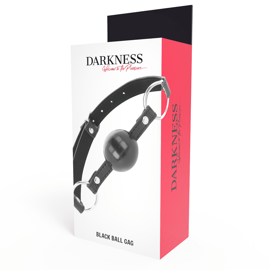 DARKNESS - BLACK BALL GAG - Kink&Play