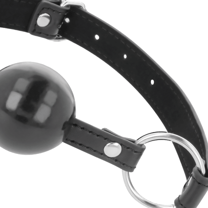 DARKNESS - BLACK BALL GAG - Kink&Play