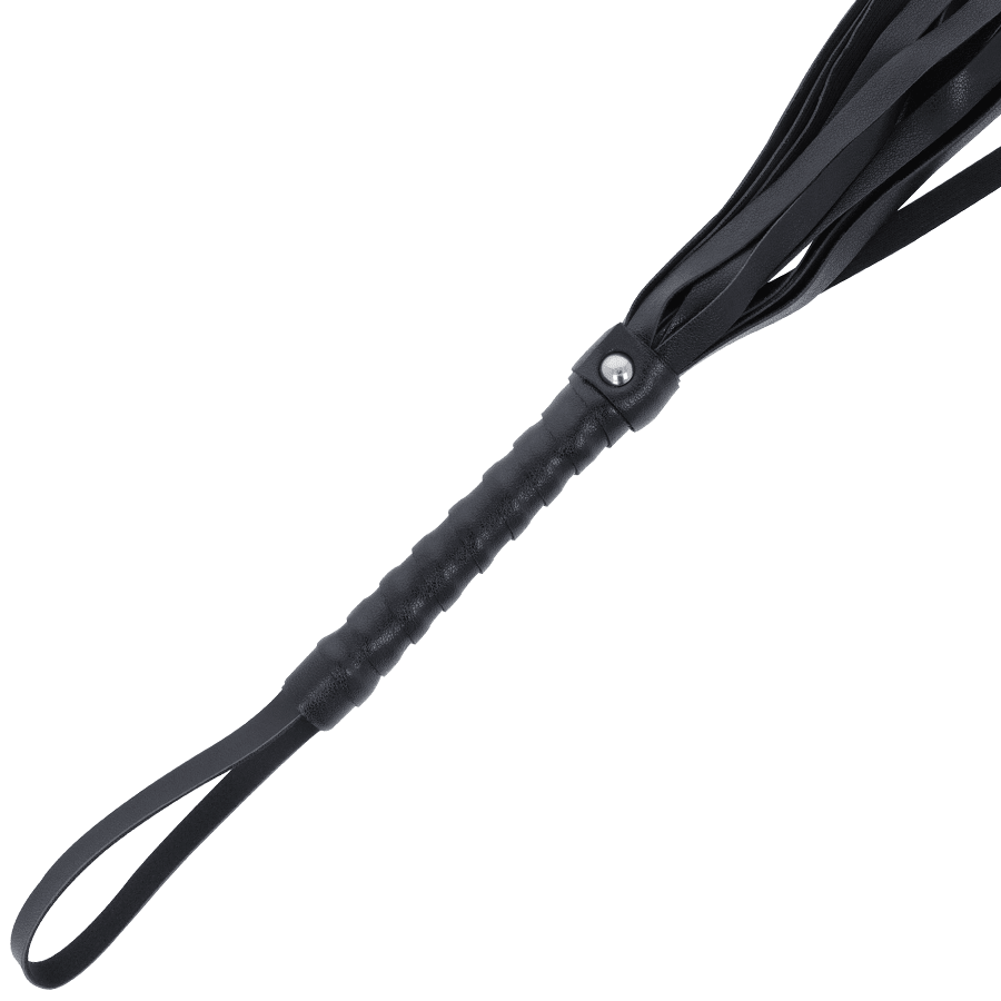 DARKNESS - BLACK BONDAGE WHIP 45 CM - Kink&Play