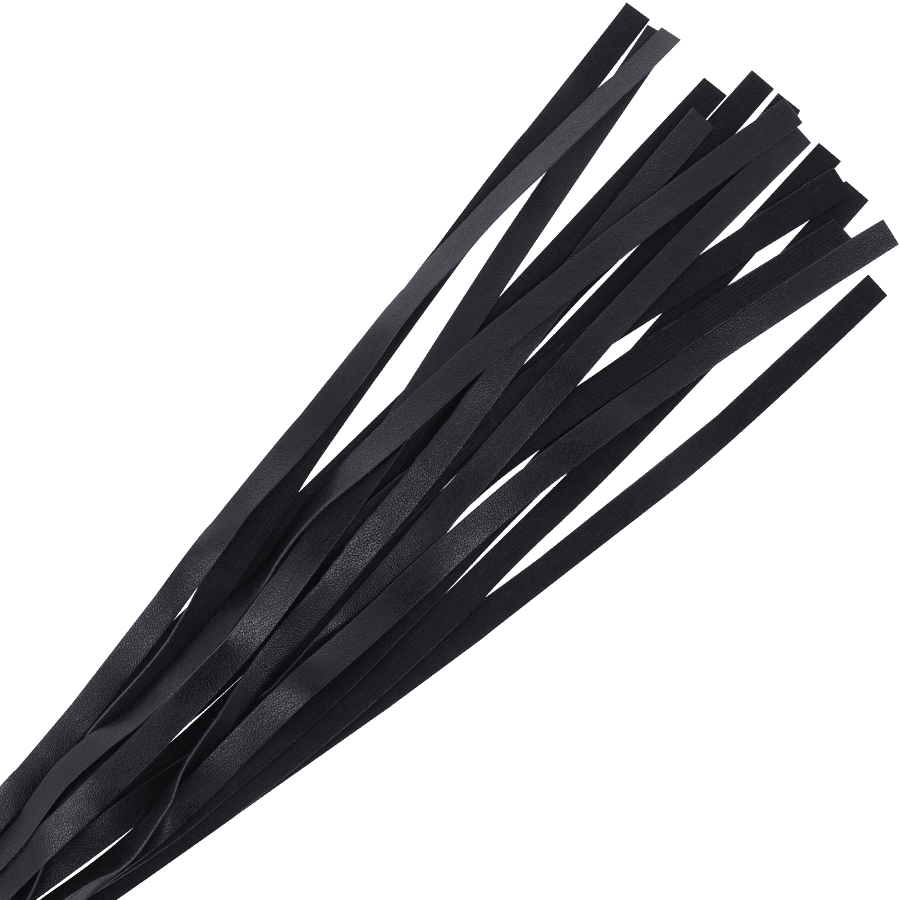 DARKNESS - BLACK BONDAGE WHIP 45 CM - Kink&Play