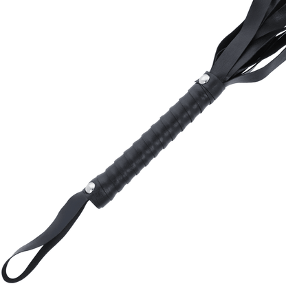 DARKNESS - BLACK BONDAGE WHIP 51 CM - Kink&Play