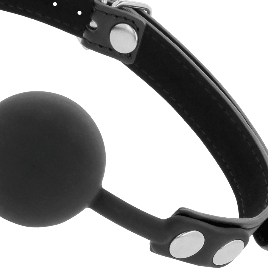 DARKNESS - BLACK SILICONE GAG - Kink&Play