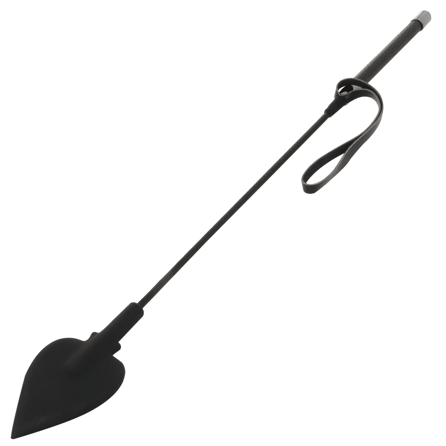 DARKNESS - BLACK SILICONE WHIP 60CM - Kink&Play
