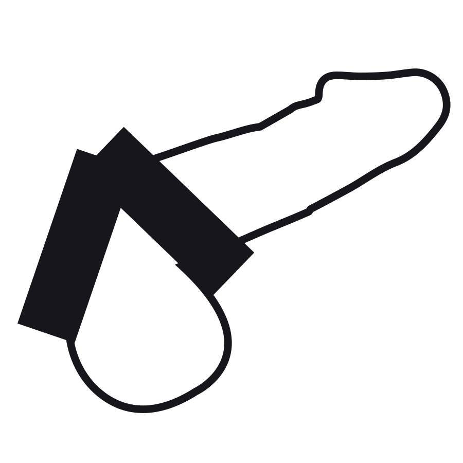 DARKNESS - DOUBLE FLEXIBLE PENIS RING - Kink&Play