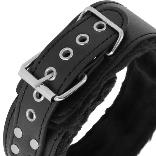 DARKNESS - LINED NECKLACE WITH TITANIUM CHAIN - Kink&Play
