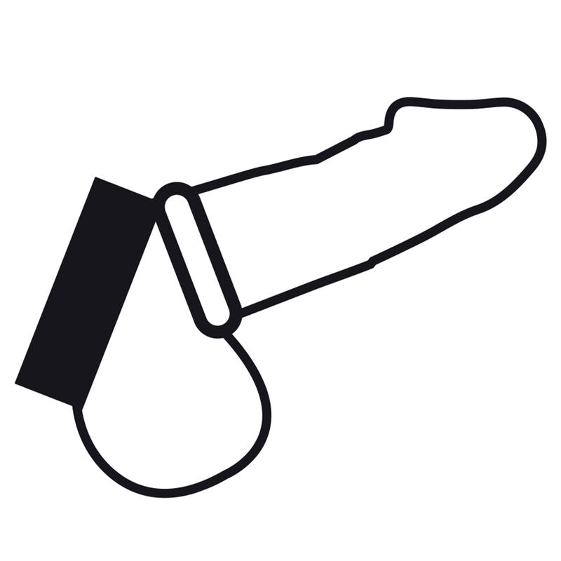 DARKNESS - METAL RING FOR THE PENIS AND TESTICLES - Kink&Play