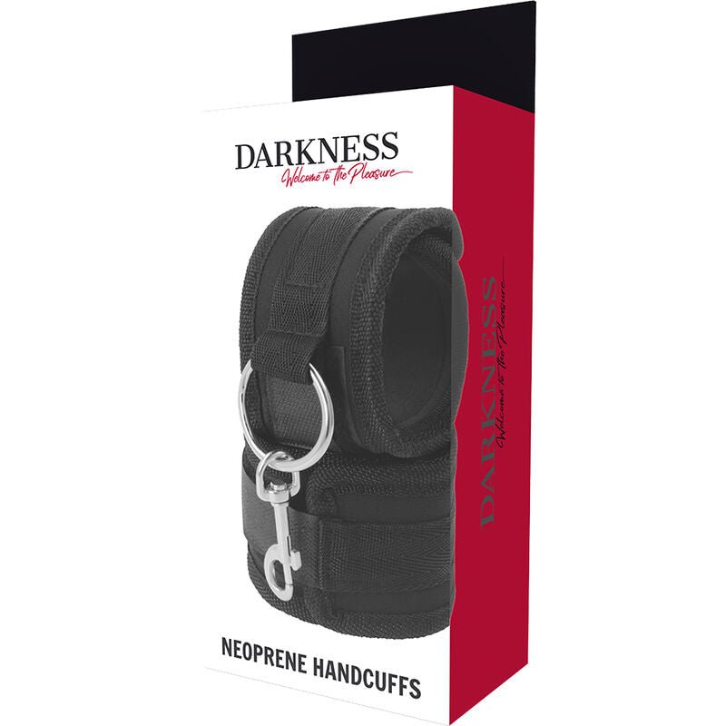 DARKNESS - NEOPRENE HANDCUFFS - Kink&Play