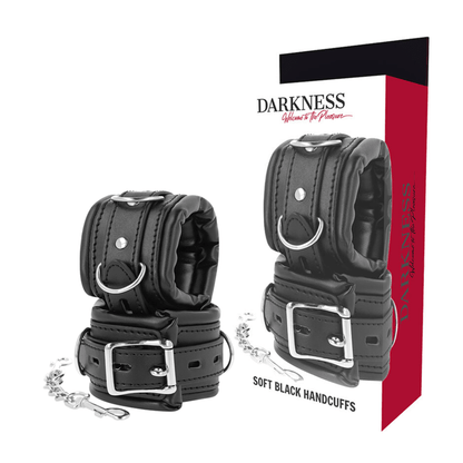 DARKNESS - PADDED BDSM HANDCUFFS - Kink&Play