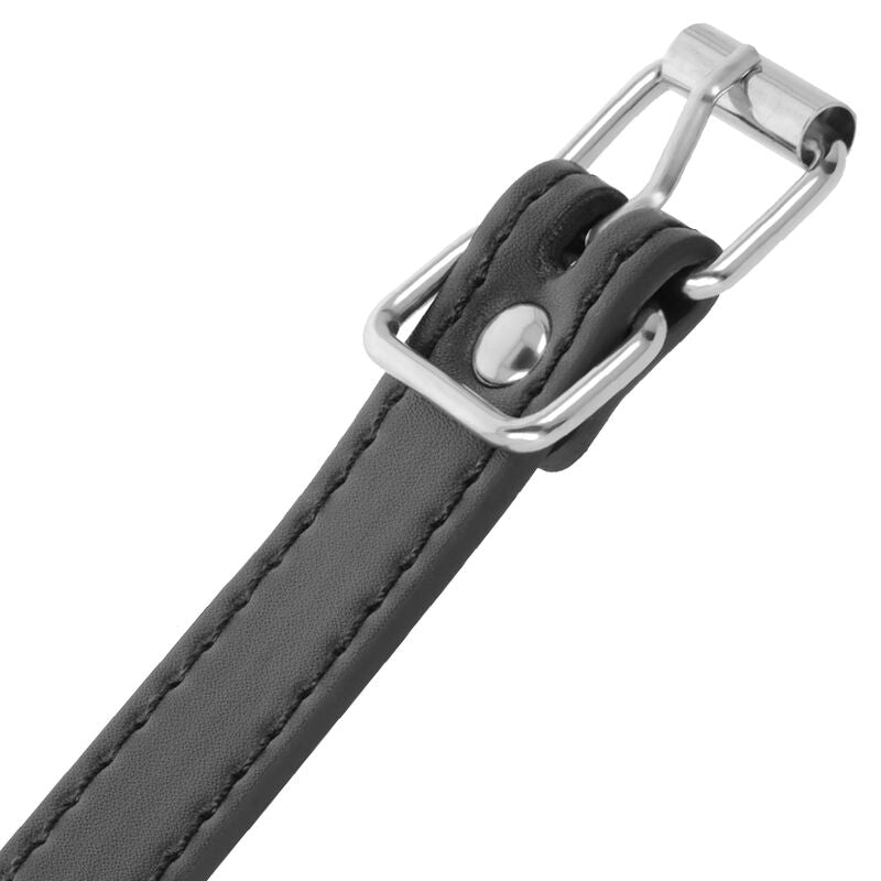 DARKNESS - PENIS RING WITH STRAP - Kink&Play