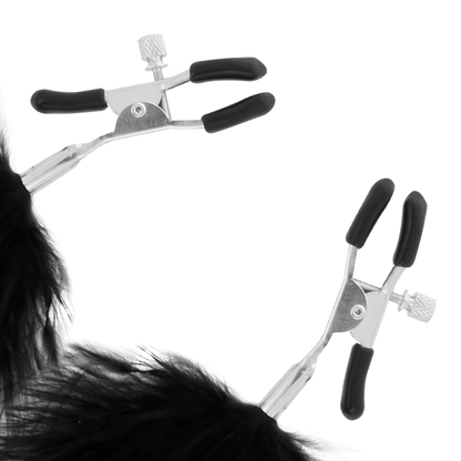 DARKNESS - POM - POM NIPPLE Clamps 2 - Kink&Play