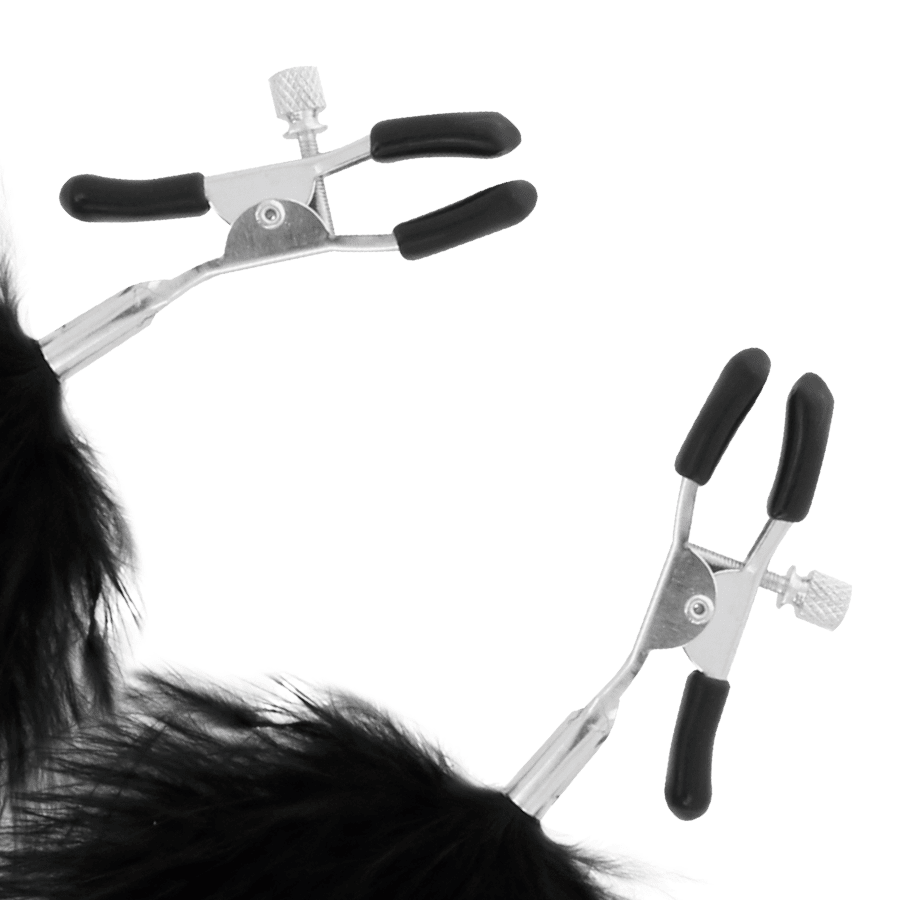 DARKNESS - POM - POM NIPPLE Clamps 2 - Kink&Play