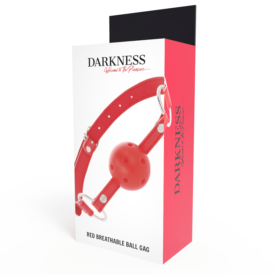 DARKNESS - RED BREATHABLE GAG - Kink&Play