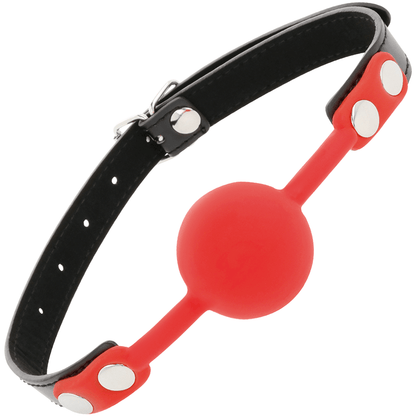 DARKNESS - RED SILICONE GAG - Kink&Play